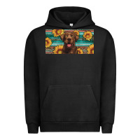 Pigment Black western chocolate labrador license plate Urban Hoodie - Artiststas