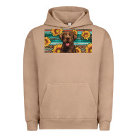 Pigment Burro western chocolate labrador license plate Urban Hoodie - Artiststas