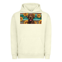 Pigment Pistachio western chocolate labrador license plate Urban Hoodie - Artiststas