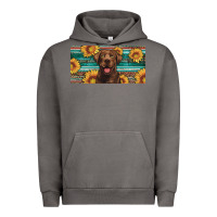 Pigment Tornado western chocolate labrador license plate Urban Hoodie - Artiststas