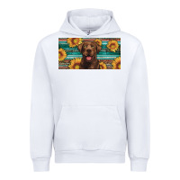 White western chocolate labrador license plate Urban Hoodie - Artiststas