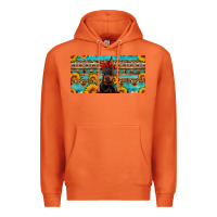 Carrot doberman with sunflowers license plate Premium Hoodie - Artiststas