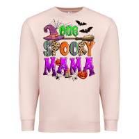Pale Pink one spooky mama Premium Sweatshirt - Zillion Design Studio