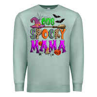 Seafoam one spooky mama Premium Sweatshirt - Zillion Design Studio
