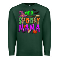 Sports Green one spooky mama Premium Sweatshirt - Zillion Design Studio