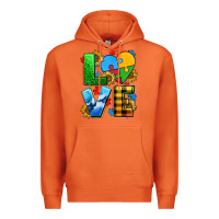 Carrot love with heart sunflower Premium Hoodie - AdoDesignShop