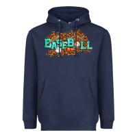 Navy baseball Heavyweight Hoodie - texasbilliewilder