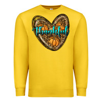 Lemon thankful pumpkin heart Premium Sweatshirt - RanaPortraitStore
