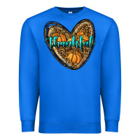 True Royal thankful pumpkin heart Premium Sweatshirt - RanaPortraitStore