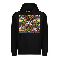 Black sunflower mexican flag tumbler Premium Hoodie - JahusDesignShop