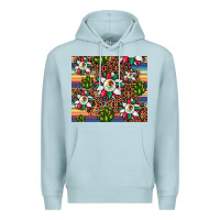 Blue Mist sunflower mexican flag tumbler Premium Hoodie - JahusDesignShop