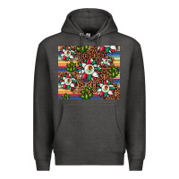Charcoal Heather sunflower mexican flag tumbler Premium Hoodie - JahusDesignShop