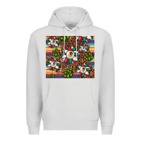 Dove Grey sunflower mexican flag tumbler Premium Hoodie - JahusDesignShop