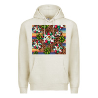 Oatmeal Heather sunflower mexican flag tumbler Premium Hoodie - JahusDesignShop