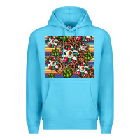 Ocean Blue sunflower mexican flag tumbler Premium Hoodie - JahusDesignShop