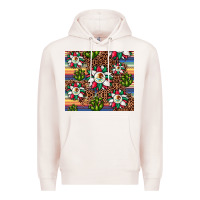 Pale Pink sunflower mexican flag tumbler Premium Hoodie - JahusDesignShop