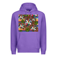 Purple sunflower mexican flag tumbler Premium Hoodie - JahusDesignShop