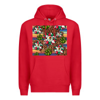Red sunflower mexican flag tumbler Premium Hoodie - JahusDesignShop