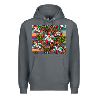 Rock sunflower mexican flag tumbler Premium Hoodie - JahusDesignShop