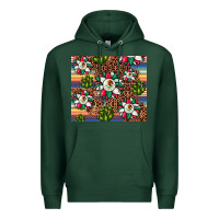 Sports Green sunflower mexican flag tumbler Premium Hoodie - JahusDesignShop
