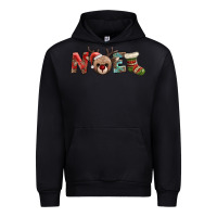 Black noel with sock and reindeer Urban Hoodie - AdoDesignShop