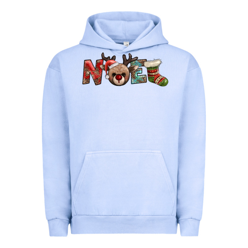 Noel With Sock And Reindeer Urban Hoodie by AdoDesignShop | Teevron