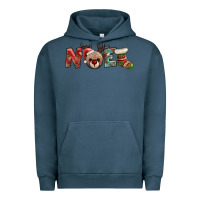 Pigment Midnight Navy noel with sock and reindeer Urban Hoodie - AdoDesignShop
