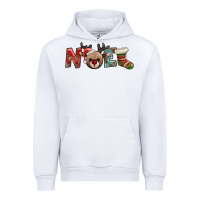 White noel with sock and reindeer Urban Hoodie - AdoDesignShop