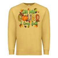 Antique Gold oh my gourd i love fall Premium Sweatshirt - Zillion Design Studio
