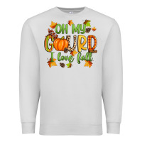 Dove Grey oh my gourd i love fall Premium Sweatshirt - Zillion Design Studio