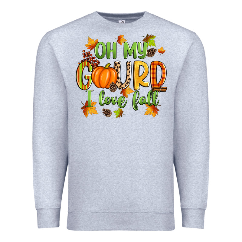 Oh My Gourd I Love Fall Premium Sweatshirt by Zillion Design Studio | Teevron