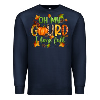 Navy oh my gourd i love fall Premium Sweatshirt - Zillion Design Studio