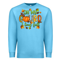 Ocean Blue oh my gourd i love fall Premium Sweatshirt - Zillion Design Studio