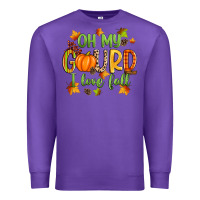 Purple oh my gourd i love fall Premium Sweatshirt - Zillion Design Studio