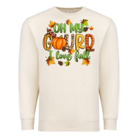 Sandshell oh my gourd i love fall Premium Sweatshirt - Zillion Design Studio
