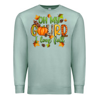 Seafoam oh my gourd i love fall Premium Sweatshirt - Zillion Design Studio