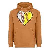 Meerkat baseball and softball heart Heavyweight Hoodie - texasbilliewilder