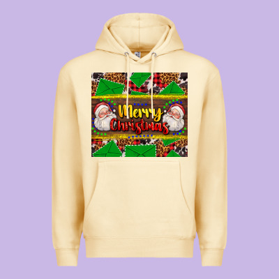 Merry Christmas With Santa Claus Premium Hoodie Designed By Adodesignshop