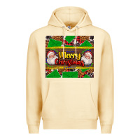 Pina Colada merry Christmas with Santa Claus Premium Hoodie - AdoDesignShop