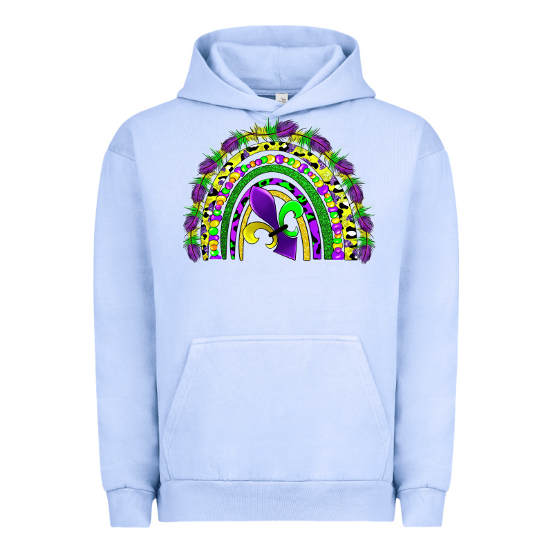 Mardi Gras Rainbow Urban Hoodie by AdoDesignShop | Teevron