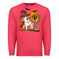 Cardinal halloween unicorn Premium Sweatshirt - Zillion Design Studio