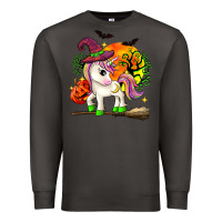 Smoke halloween unicorn Premium Sweatshirt - Zillion Design Studio