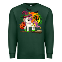 Sports Green halloween unicorn Premium Sweatshirt - Zillion Design Studio