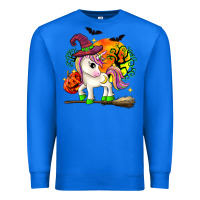 True Royal halloween unicorn Premium Sweatshirt - Zillion Design Studio