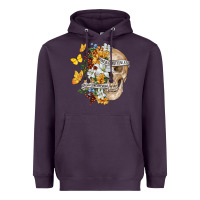Plum Kinda Emotional Kinda Emotionless Heavyweight Hoodie - RanaPortraitStore