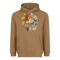 Toasted Coconut Kinda Emotional Kinda Emotionless Heavyweight Hoodie - RanaPortraitStore