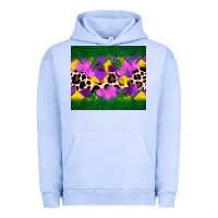 Pigment Grape Ice mardi gras Leopard and heart Urban Hoodie - AdoDesignShop