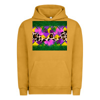 Pigment Peanut Butter mardi gras Leopard and heart Urban Hoodie - AdoDesignShop