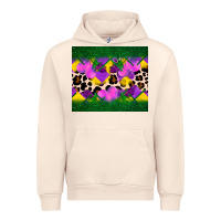 Sandshell mardi gras Leopard and heart Urban Hoodie - AdoDesignShop