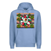 Colony Blue sunflower mexican flag tumbler Premium Hoodie - JahusDesignShop